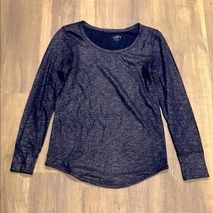 Ann Taylor Loft size XS blue shirt